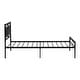preview thumbnail 7 of 6, Stylish Twin Metal Bed Frame with Modern Design