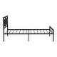 preview thumbnail 7 of 12, Twin Metal Bed Sturdy System Metal Bed Frame, Modern Style