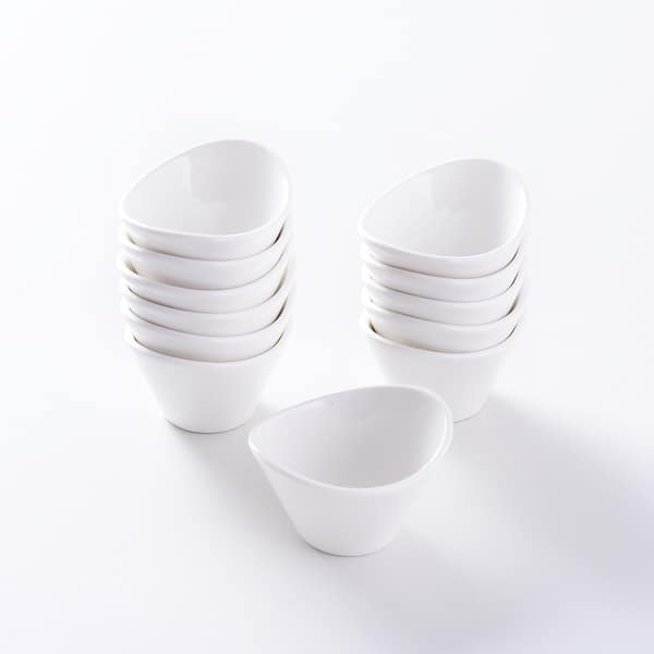 2.6'' White Porcelain Ramekins Souffle Dishes Baking Cups Set of 12 - On  Sale - Bed Bath & Beyond - 31673421
