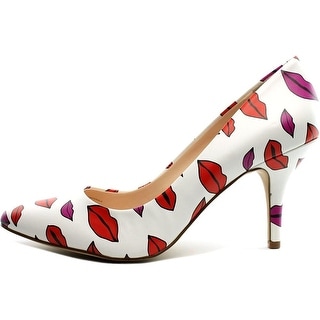 INC International Concepts Womens Zitah Pointed Toe Lips White Size 8.5 slJw INC International Concepts Womens Zitah Pointed Toe Lips White Size 8.5 slJw