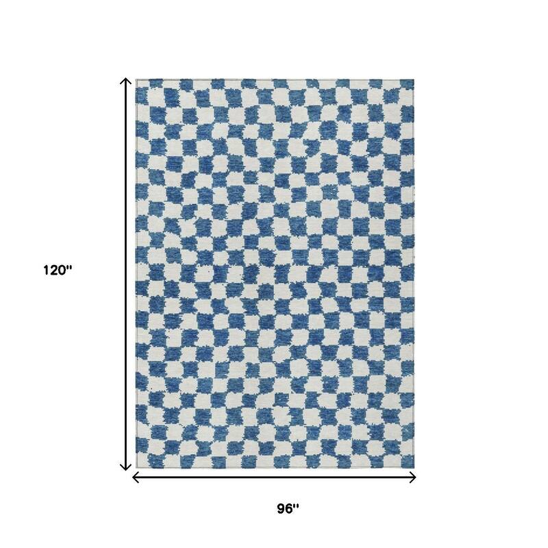 HomeRoots Geometric Transitional Rectangle Outdoor Rug