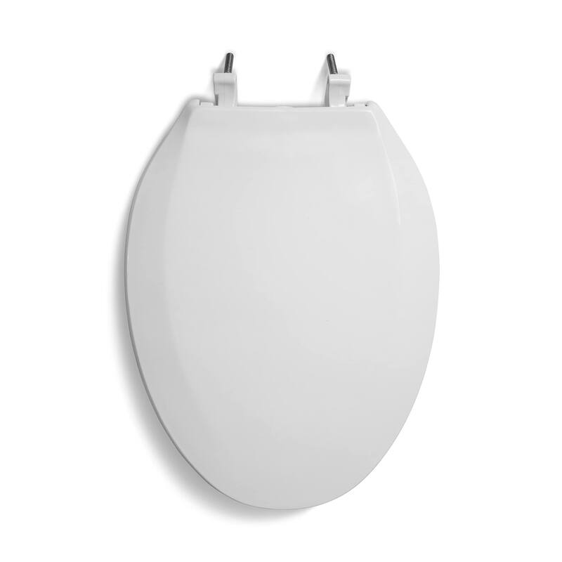 2 inch Raised Toilet Seat for Seniors, Elongated, Closed Front with