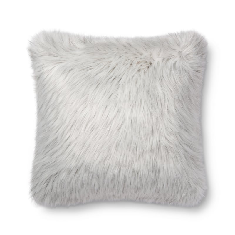Alexander Home Archer Boho Faux Fur Throw Pillow - Feather Down