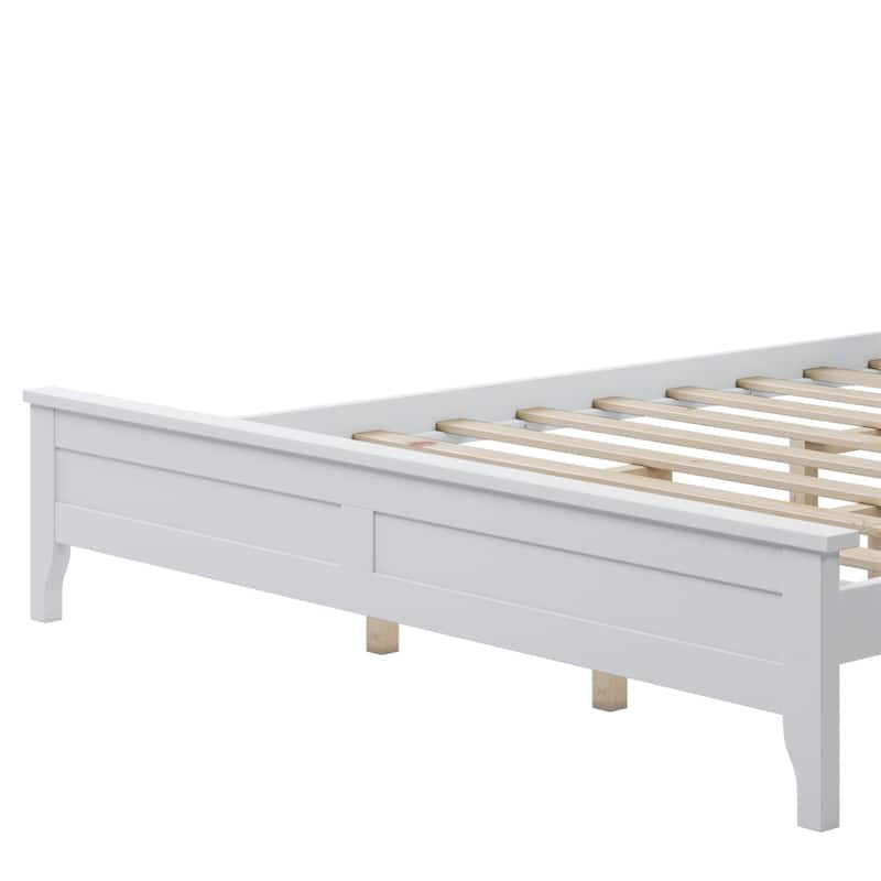 MERAX Modern Solid Wood Platform Bed