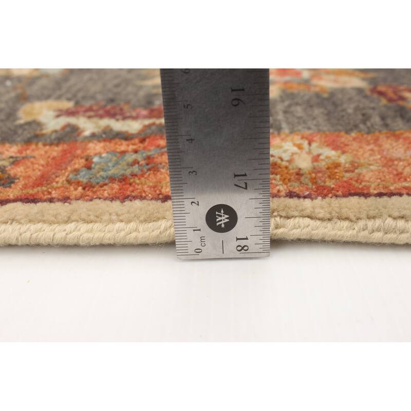 ECARPETGALLERY Hand-knotted Chobi Twisted Cream Wool Rug - 9'1 x 12'2