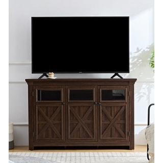 Kitchen Storage Cabinet with Storage with 3 Doors,Adjustable Shelf for Kitchen,Living Room