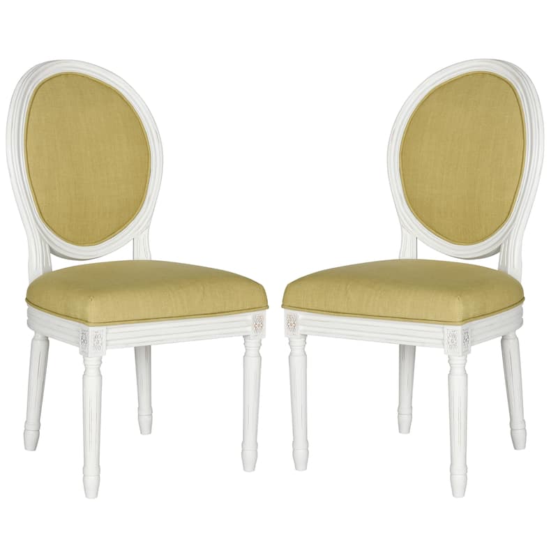 SAFAVIEH Rona Parisian Oval Dining Chair (Set of 2) - 20Wx20Dx39H