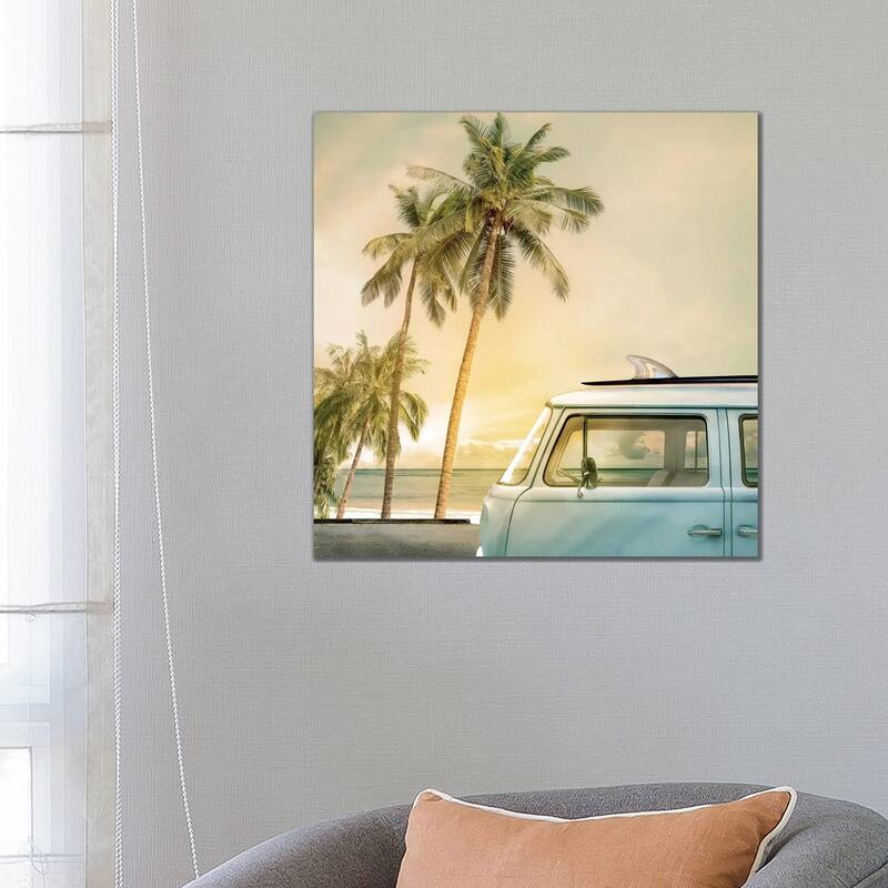 iCanvas "Day of Surfing" by Mike Calascibetta Canvas Print - 26x26x1.5