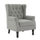 preview thumbnail 26 of 76, Button-Tufted Accent Chair Wingback Armchair - 38"H