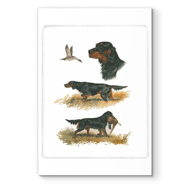 slide 2 of 10, Gordon Setter -Premium Gallery Wrapped Canvas
