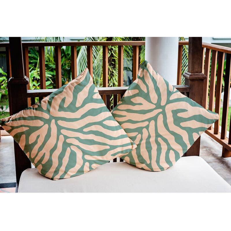 Animal Stripe Indoor/Outdoor Throw Pillow