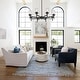 preview thumbnail 23 of 29, Modern Black Farmhouse Chandelier Dining Room Light Fixture Over Table Industrial Lighting for Living Room Foyer Kitchen