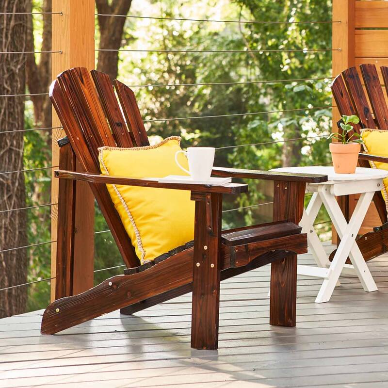 Jaxport Natural Wood Adirondack Chair
