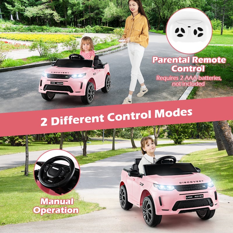 Gymax 12V Kids Ride On Car Licensed Land Rover Electric Vehicle w/