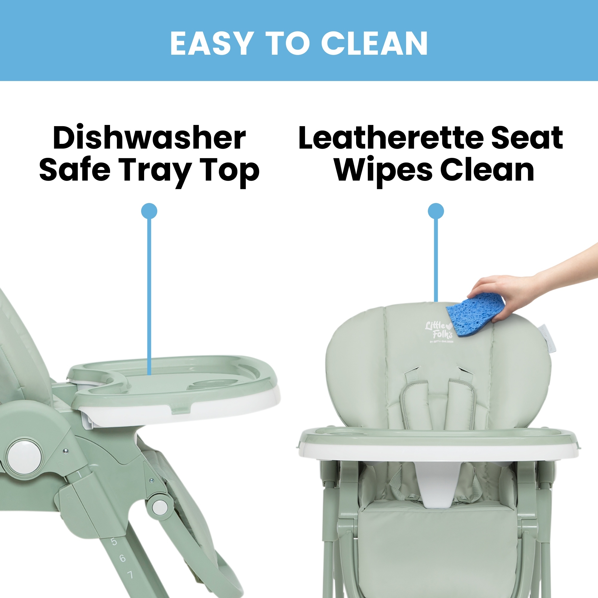 Toddler Chair Abiie Beyond Junior Convertible Wooden High Chairs - Main Image