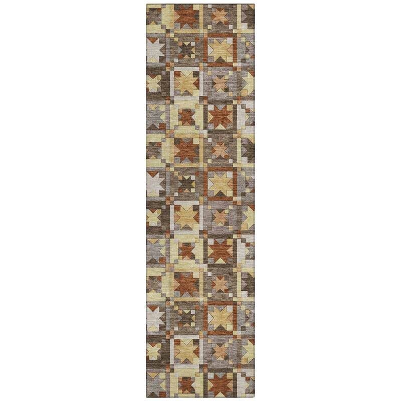 Machine Washable Indoor/ Outdoor Global Goddard Chantille Rug