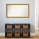 preview thumbnail 181 of 191, Wall Mirror Choose Your Custom Size - Extra Large, Townhouse Gold Wood