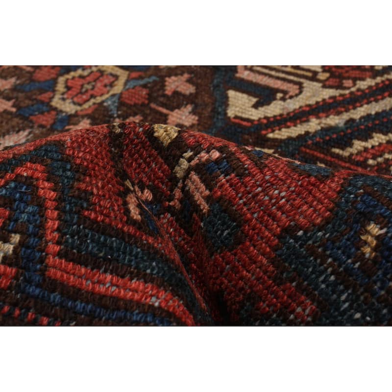 ECARPETGALLERY Hand-knotted Kayseri Vintage Red Wool Rug - 4'2 x 6'3