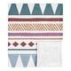 preview thumbnail 1 of 3, Aztec Boho Chic Girl Baby Receiving Security Swaddle Blanket - Yellow Blue Gold Mauve Purple Pink Bohemian Southwestern Rustic
