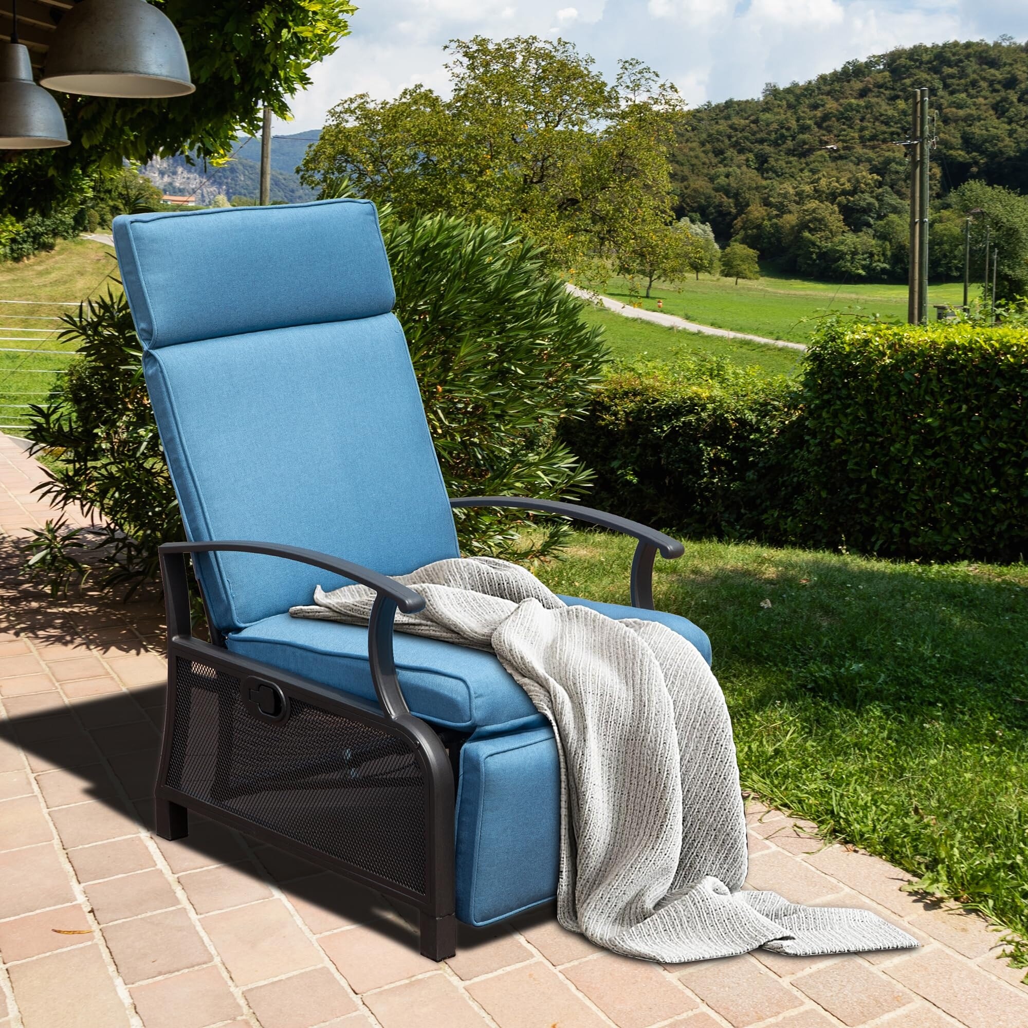 ulax furniture patio recliner chair