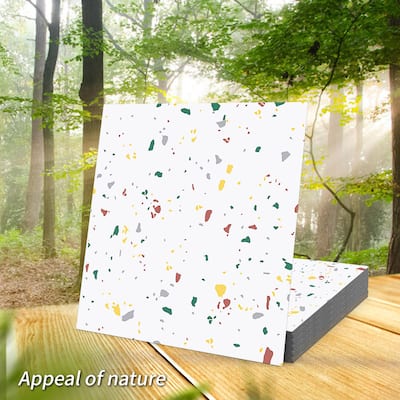 Art3d 12"x12" Self-adhesive Vinyl Flooring, 30 Pieces per Box Total Cover 30 Sq.Ft.