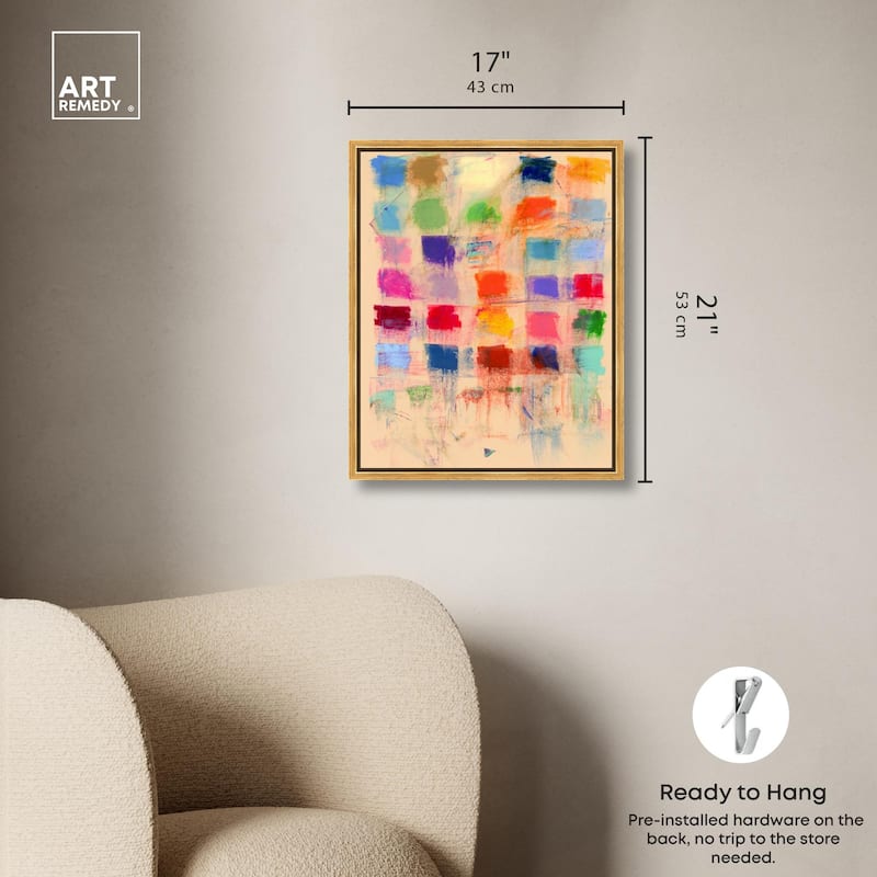 Color Blocks Canvas by Art Remedy