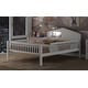 preview thumbnail 16 of 22, Full Size Wood Platform Kids Bed with House-Shaped Headboard, LED Light & Built-in Storage, Finish with Guardrails, Natural