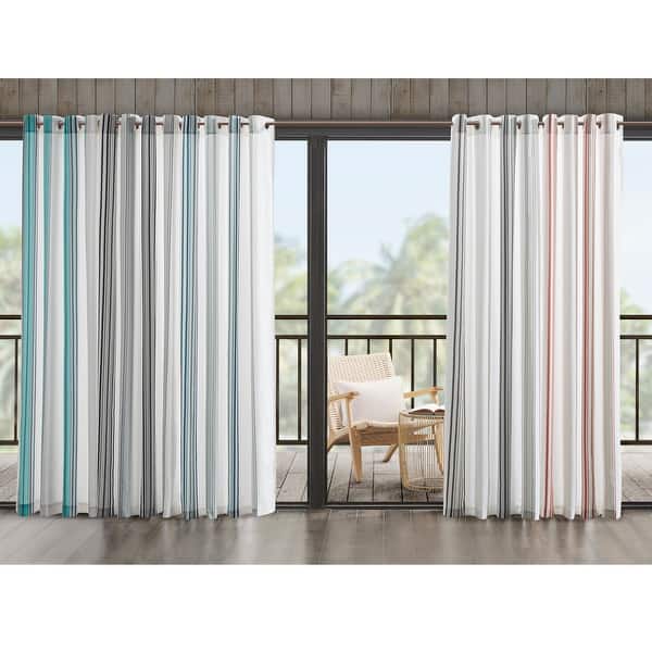 slide 1 of 41, Madison Park Bolinas Printed Stripe 3M Scotchgard Outdoor Panel