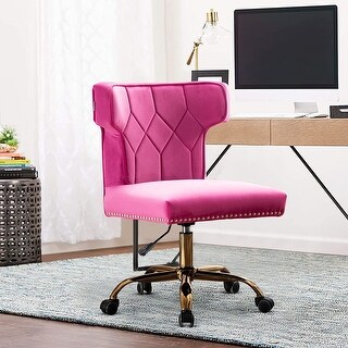 Grondin Modern Contemporary Style Task Office Chair with Velvet ...