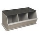 preview thumbnail 2 of 28, Taylor & Olive Lantana Three Bin Stackable Storage Cubby