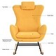 preview thumbnail 15 of 87, Glider Chair with Headrest & Storage