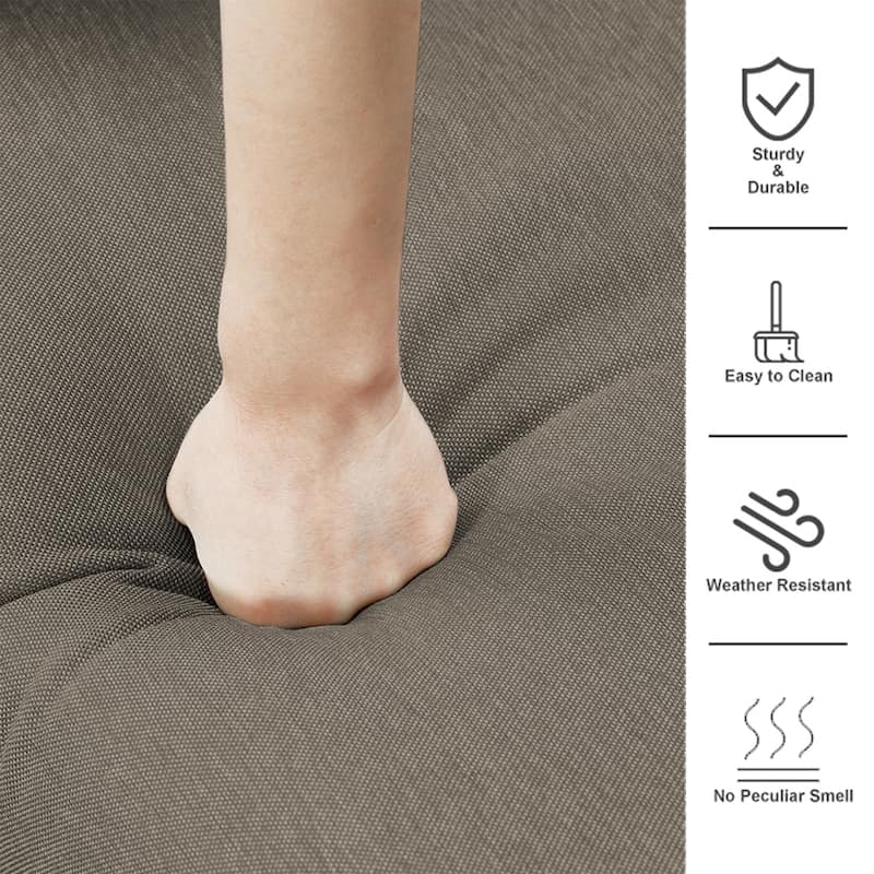 22 in x 24 in Outdoor Chair Deep Seat Replacement Cushion - N/A