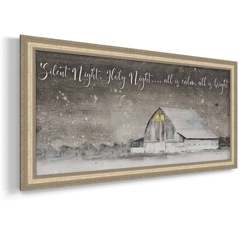 Silent Night Premium Framed Canvas- Ready to Hang