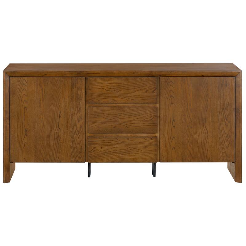 SAFAVIEH Couture Darnell Wood 3-Drawer Sideboard - 74"W x 19"D x 36"H