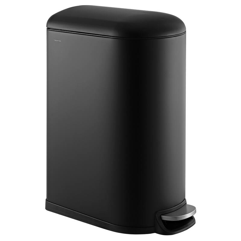 happimess Roland Mini Step-Open Trash Can - Black