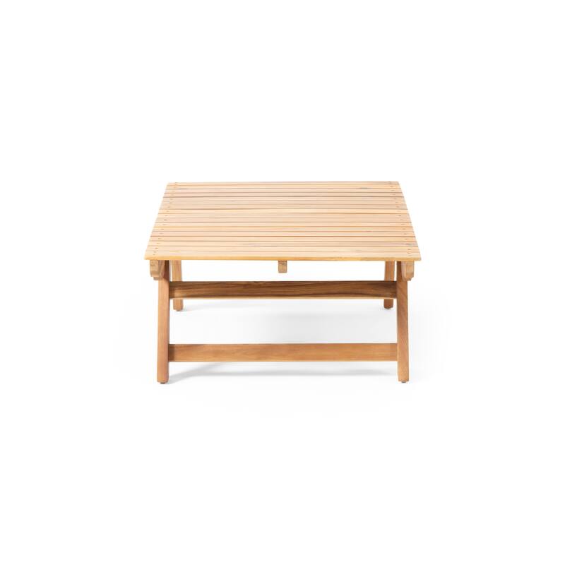 Sedona Outdoor Wooden Coffee Table by Christopher Knight Home