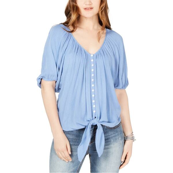 Karen Kane Womens Tie-Front Top Karen Kane Womens Tie-Front Top