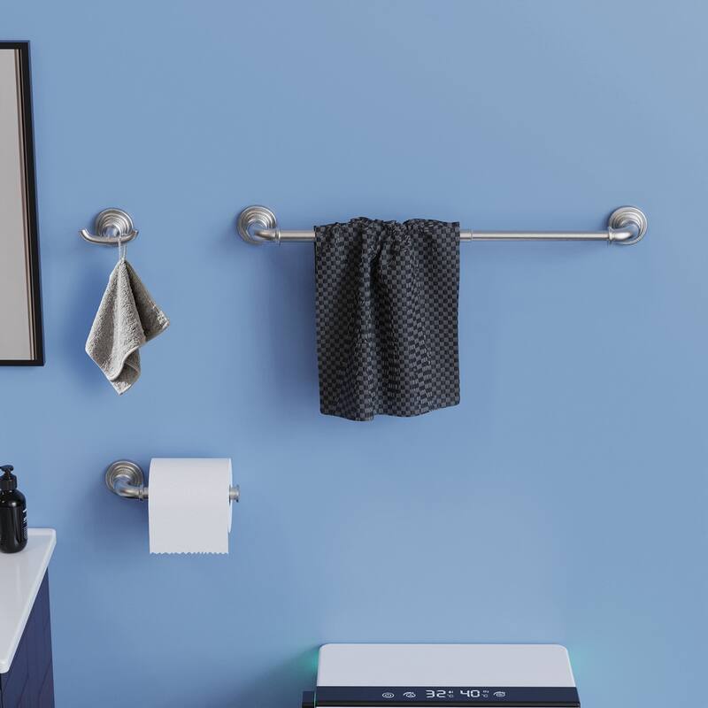 Topcraft Wall Mounted Stainless Steel Bathroom 5 Piece Hardware Set