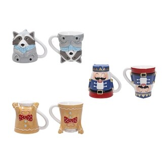 Tognana by Widgeteer Holiday Collection Mugs, Set of 3 - Bed Bath ...