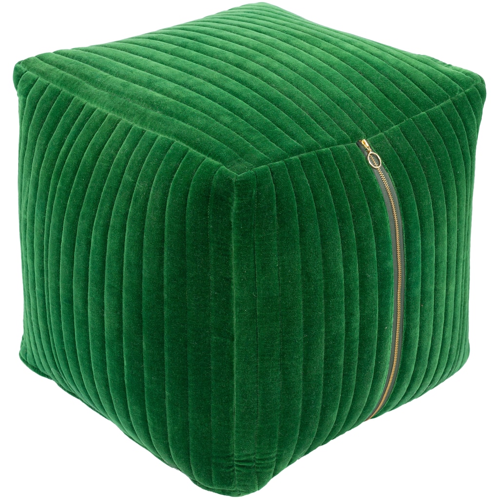 Slype Modern Solid Color Pouf.