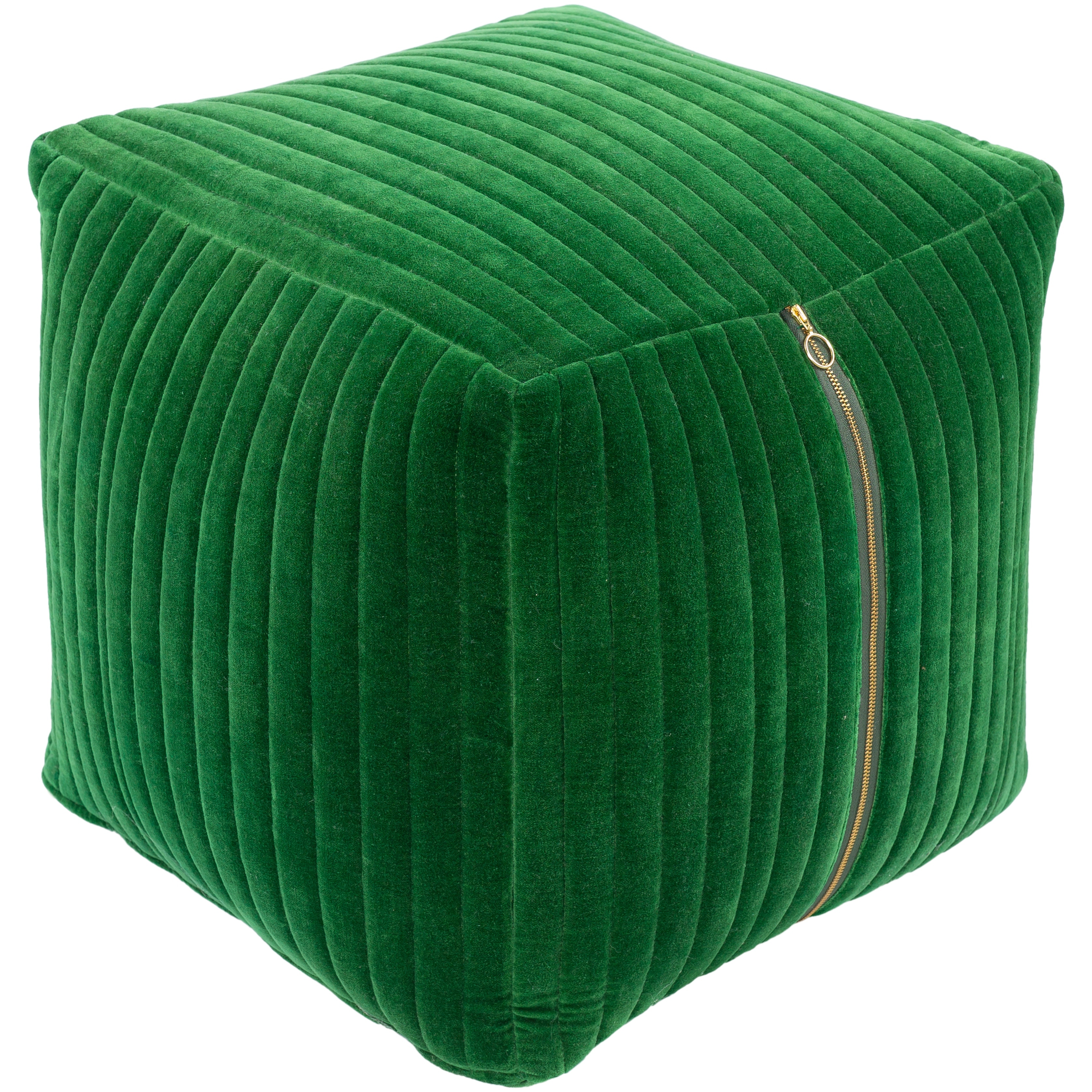 Slype Modern Solid Color Pouf.