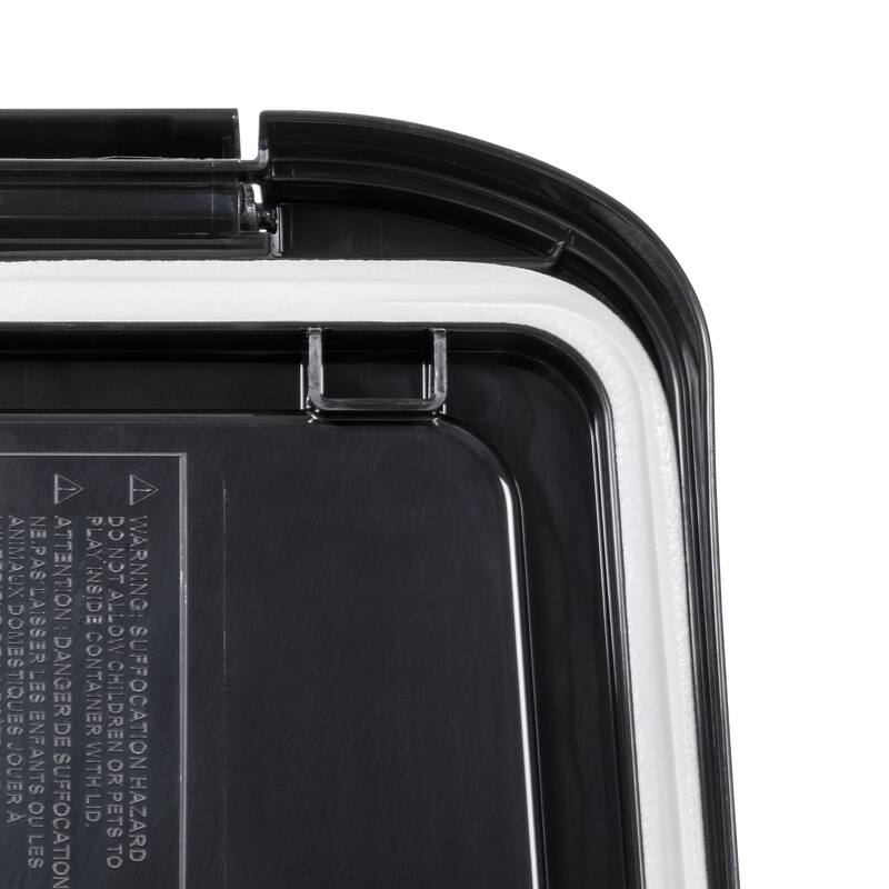 IRIS USA® Airtight Container 12.75 Qt Buckle Lid - White - Set of 2