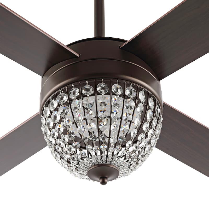 SAFAVIEH Lighting Buna 3 Light 48" Ceiling Fan