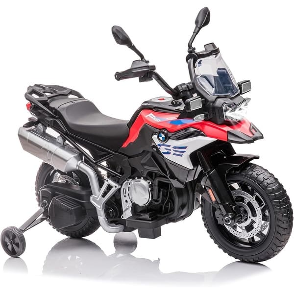 slide 2 of 21, 12V 7AH Kids Motorcycle, Ride on Motorcycle for Toddlers Licensed BMW Red