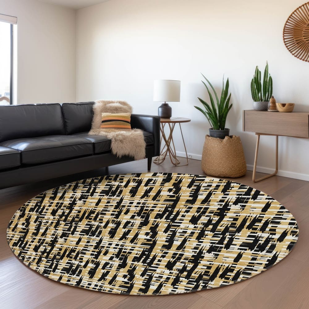 Premium Washable Super Soft Abstract Weave Mayfield Rug