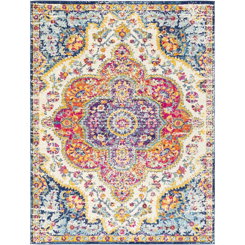Livabliss Elaziz Updated Traditional Medallion Area Rug