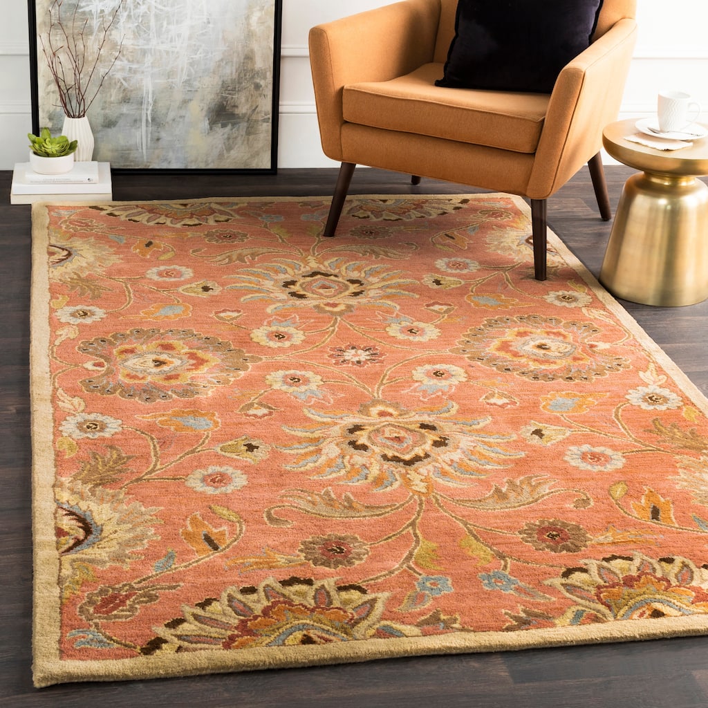 Hand-tufted Noah Traditional Wool Area Rug