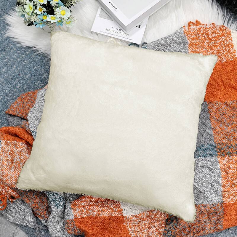 Fauxfur Pillow Shell Set 20'X20"