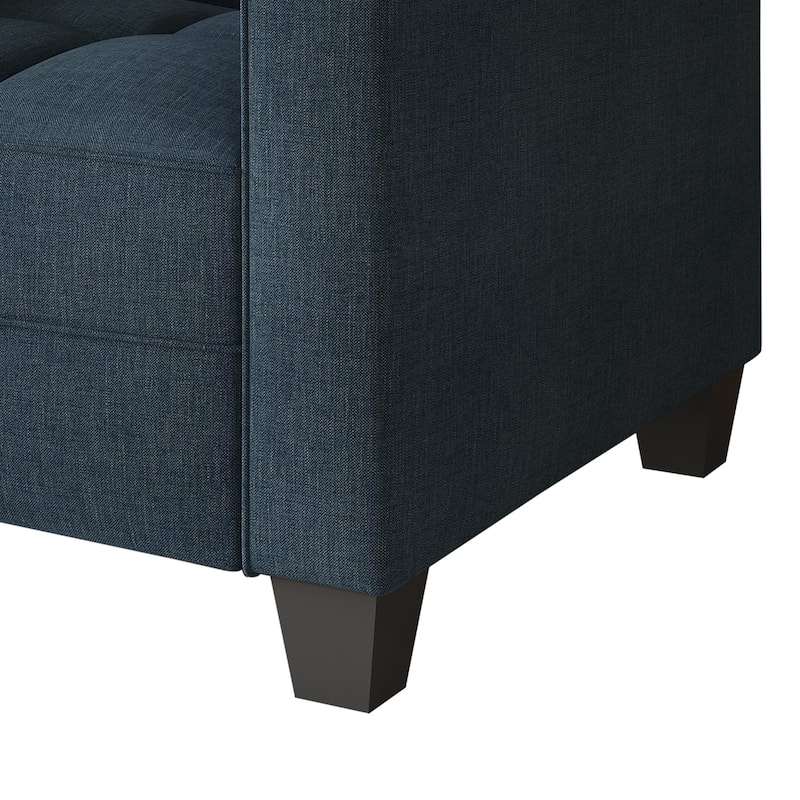 CraftPorch Chic Modern Linen Upholstered Chair