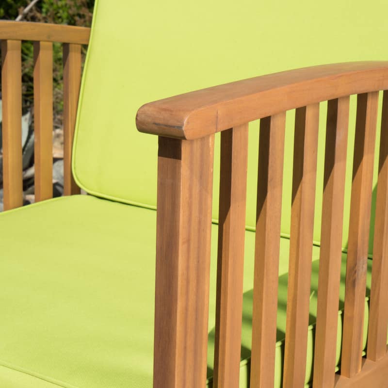 Christopher Knight Home Carolina 4-Piece Outdoor Acacia Sofa Set - Stylish & Cozy Patio Seating